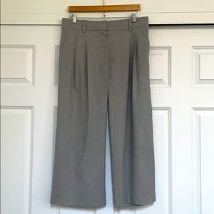 COS fine wool cropped flared pants, size 10/L